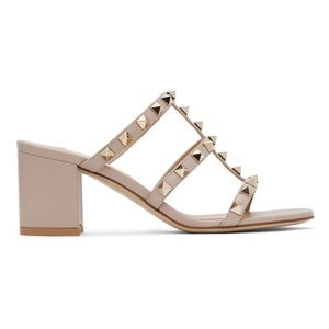 Pink Valentino Garavani Rockstud Sandals